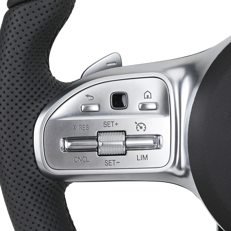 Custom Upgrade Full Leather Steering Wheel for Mercedes Benz Mercedes-Benz AMG GT X166 W213 W205 W204 W222 W212 E63 C63 AGM