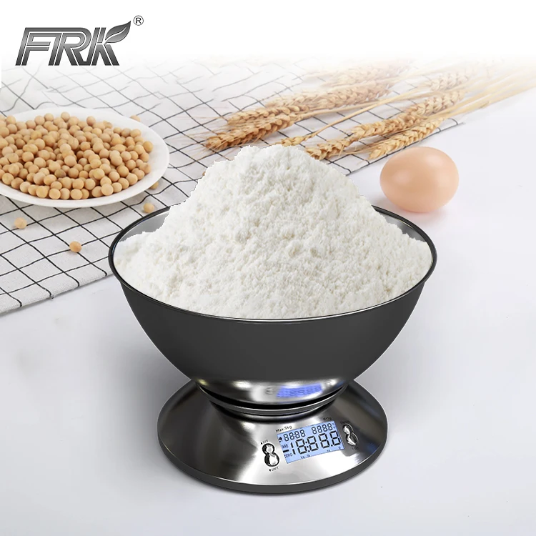 High Precision Sensor LCD Display ABS Stainless Steel Digital Household Countdown Timer Food Kitchen Scales