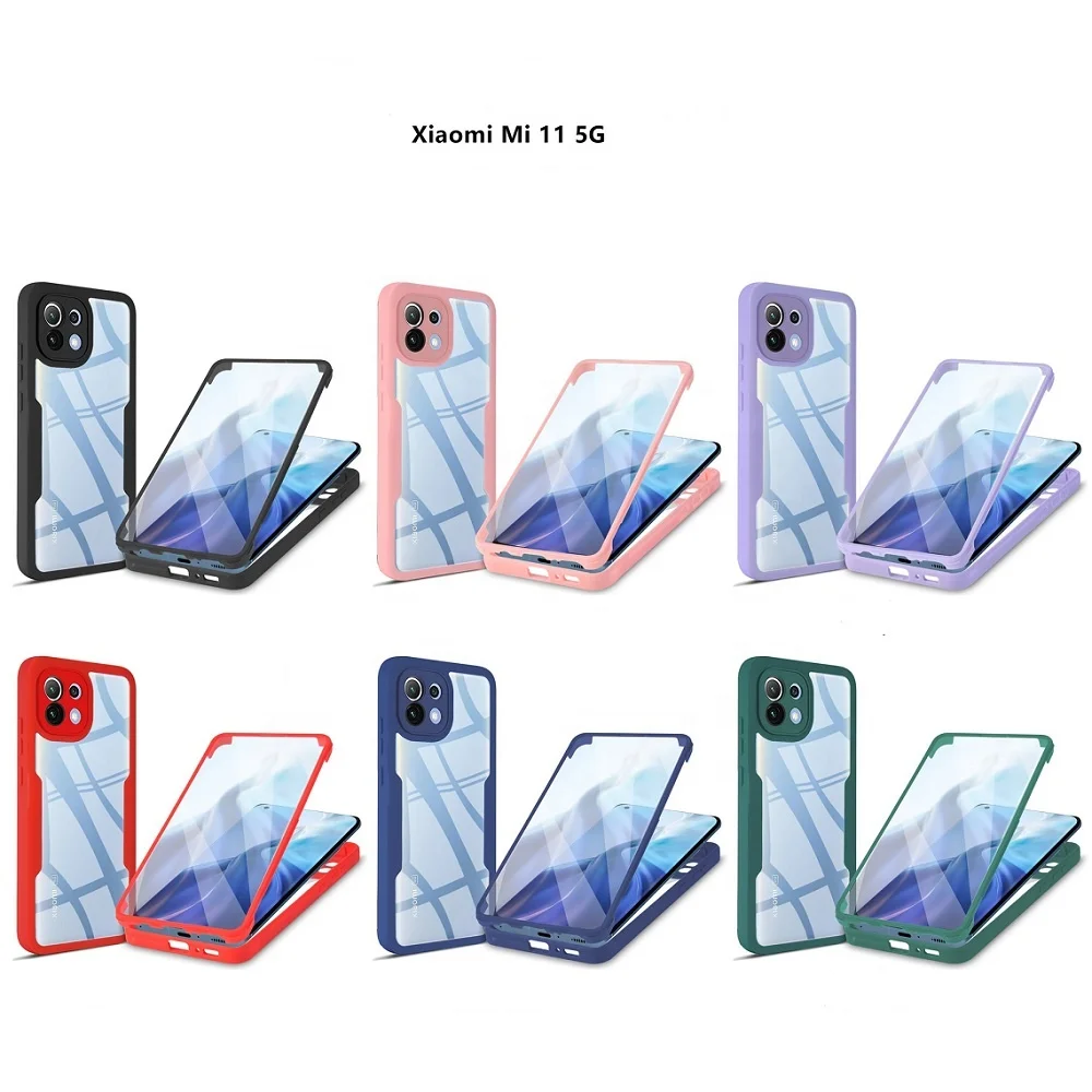 Hoya 360 degree Full Protection Clear Mobile Phone Cover TPU PC luxury Transparent Tempering Glass Phone Case for iPhone 12 13