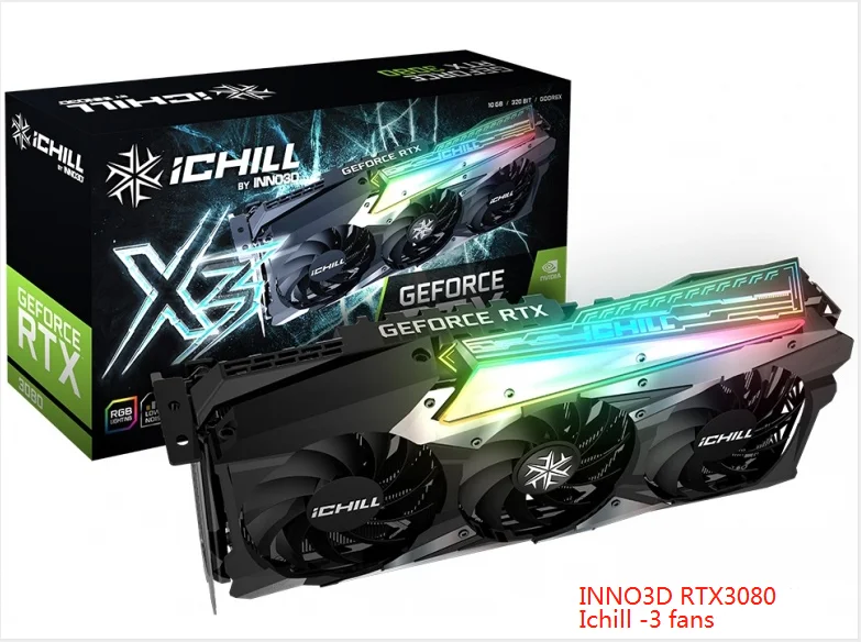  Видеокарта G-eForce RTX3080 10 Гб iGame rtx3080 GDDR6X rtx3070 8 GPU 3090 rtx3090 24