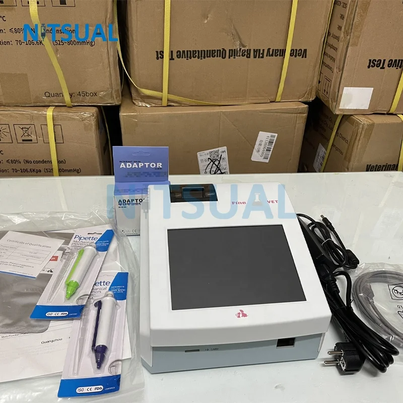 Veterinary Progesterone Test Dog Machine Canine Progesterone (cProg) FIA Rapid Quantitative Test Fine Vet Care