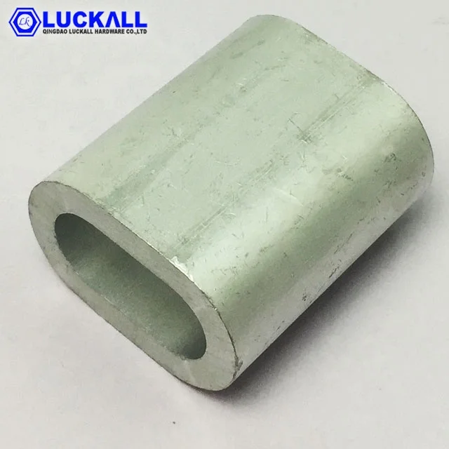Specification En13411-3 Aluminium Oval Wire Rope Cable Steel Ferrule Din3093  1MM