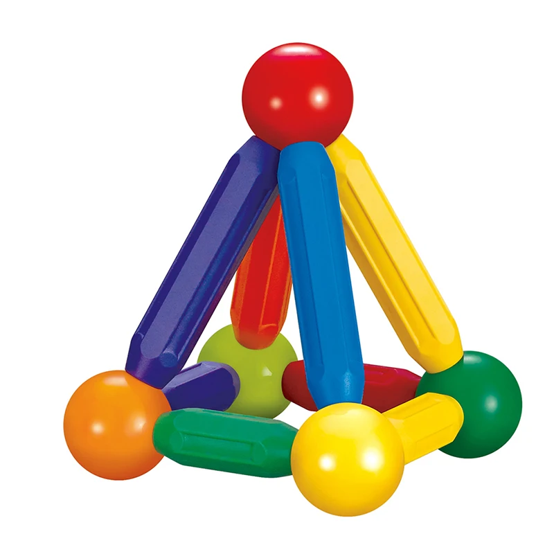 Factory Wholesale Low MOQ OEM ODM Custom Colors CPC ABS Plastic Children Educational Building Set Magnetic Sticks for Kids