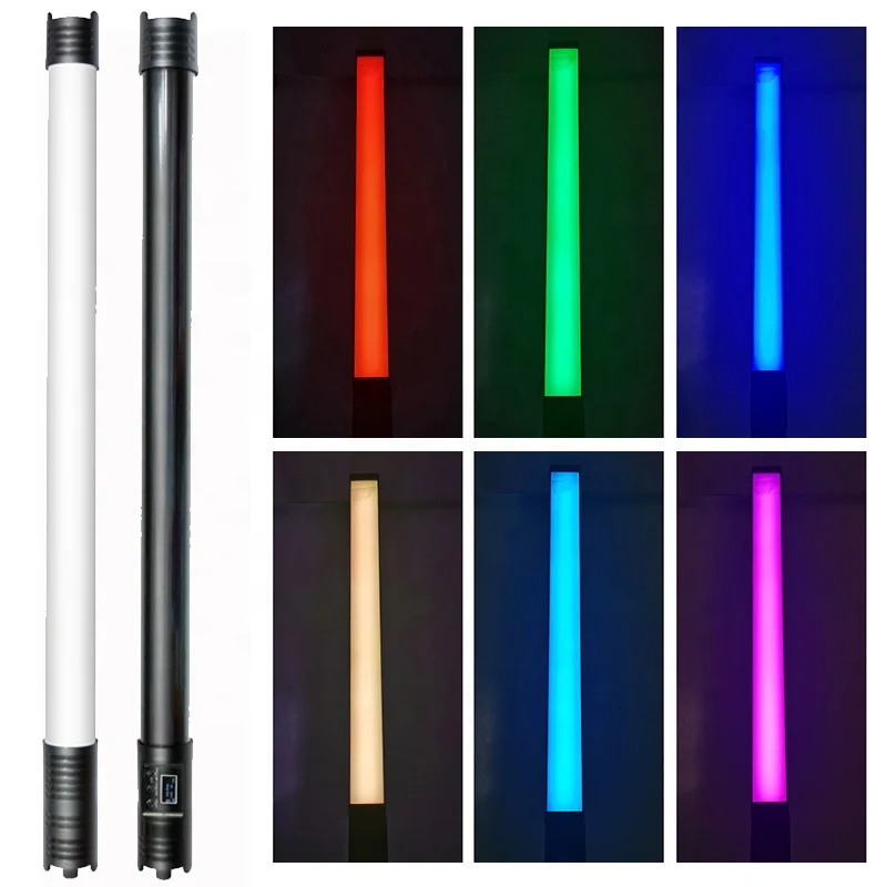 2021 Amazon Newest Product Live Streaming Video Portable Handheld RGB Light Stick LED Photography Lighting