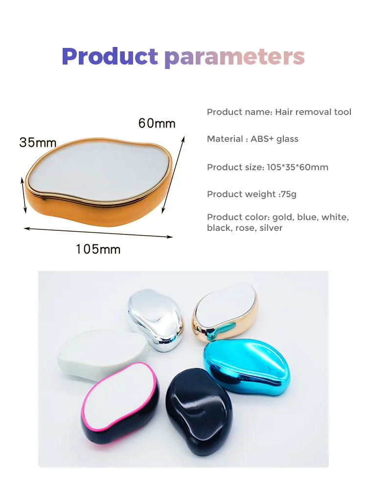 Waterproof Eraser Hair Remover Crystal Epilator Glass Hair Remover Tools Crystal Hair Remover for Lady