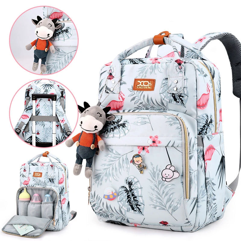Nappy Backpack Bag Mummy Large Capacity Bag Mom Baby Multi-function Waterproof Outdoor Travel Diaper Bags For Baby Care