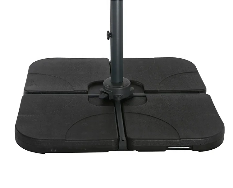 Factory hot sale 6m outdoor umbrella 3x3 square garden 12 ribs patio