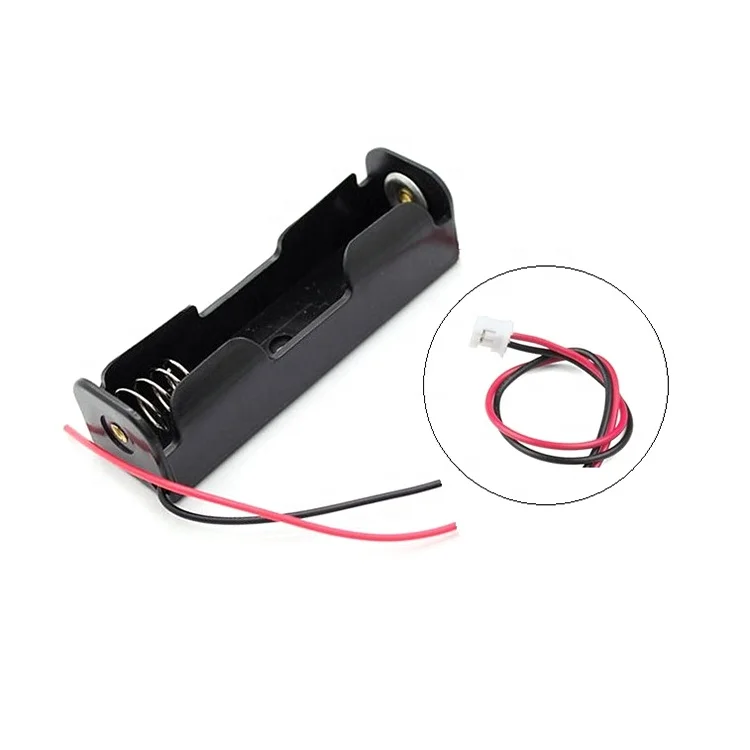 1 slot battery holder 3.7V 18650 battery box smt button battery holder case with PH2.0 connector