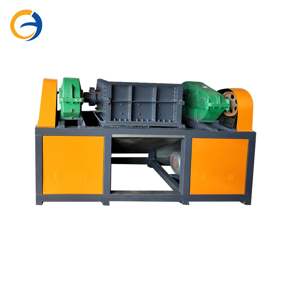 
Timber Cable Textile Cutter Dual 2 Two Twin Shaft Shredder For Organic Material 