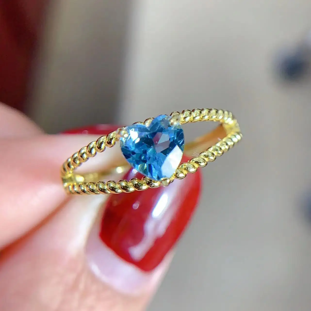 New Design Arabic Wedding 925 Sterling Silver 18k Gold Plated Oval Cut Natural Topaz Engagement Ring Set