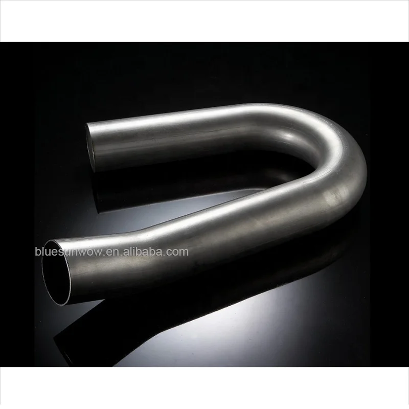 Custom Mirror Polishing Aluminum Bending For Racing Car Exhaust Mandrel Bends Copper Tapping Stainless Steel Pipe