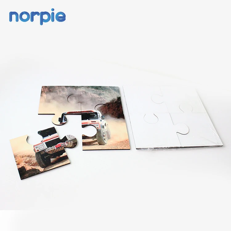 Wholesale High Quality Wood Printable MDF Jigsaw Puzzles for Sublimation Educational Toy