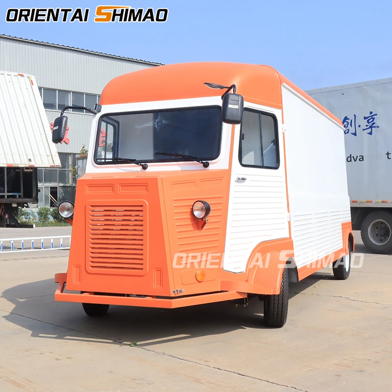 Fully Equipped Pizza Taco Hot Dog Food Truck Ice Cream Mobile Vintage Concession Retro Electric Food Truck