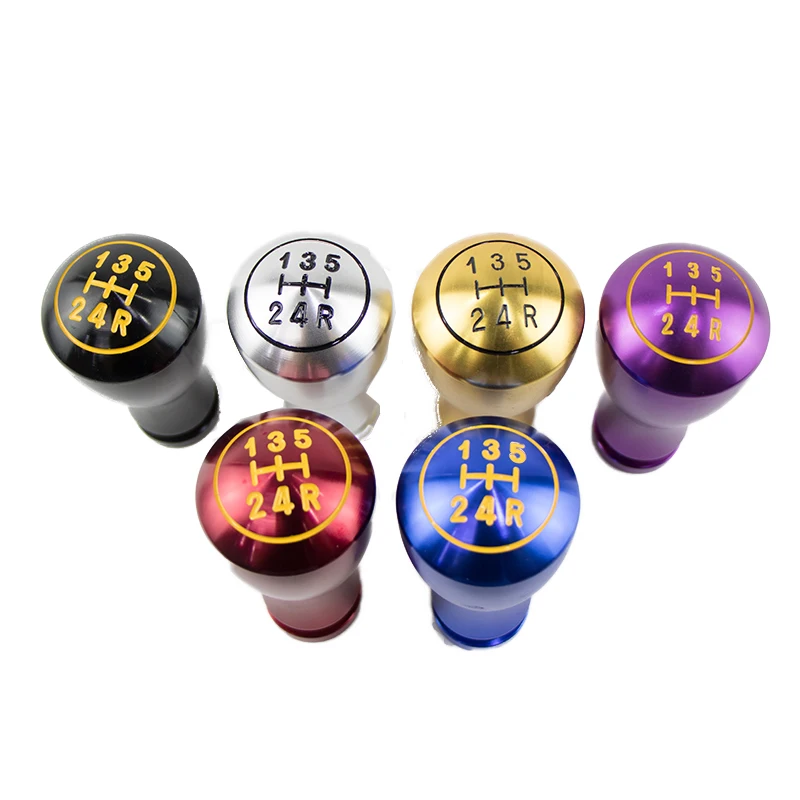8cm Car Shift Knob Universal Aluminum Gear Shifter Knob Manual Stick Shift Knob Car Modification