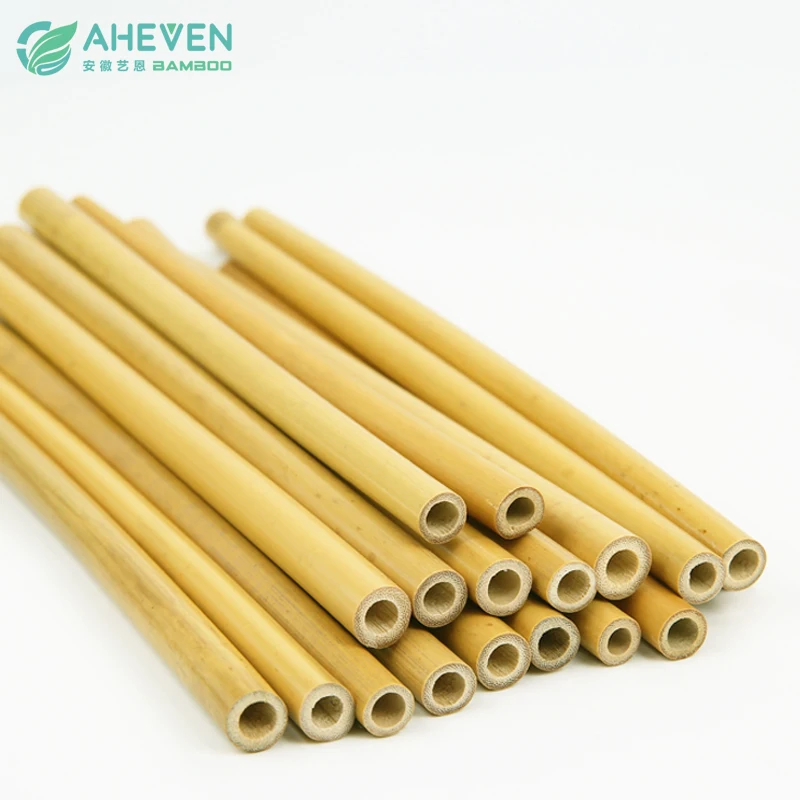 High quality drinking bamboo straw in bar accessories