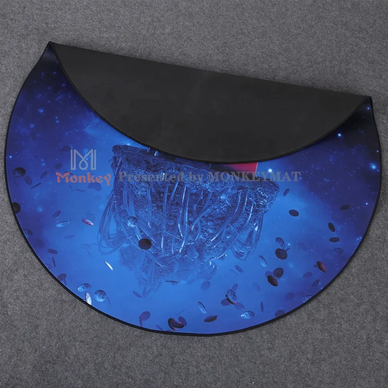 custom rubber Gaming Chair Mats gaming floor mat round floor mat