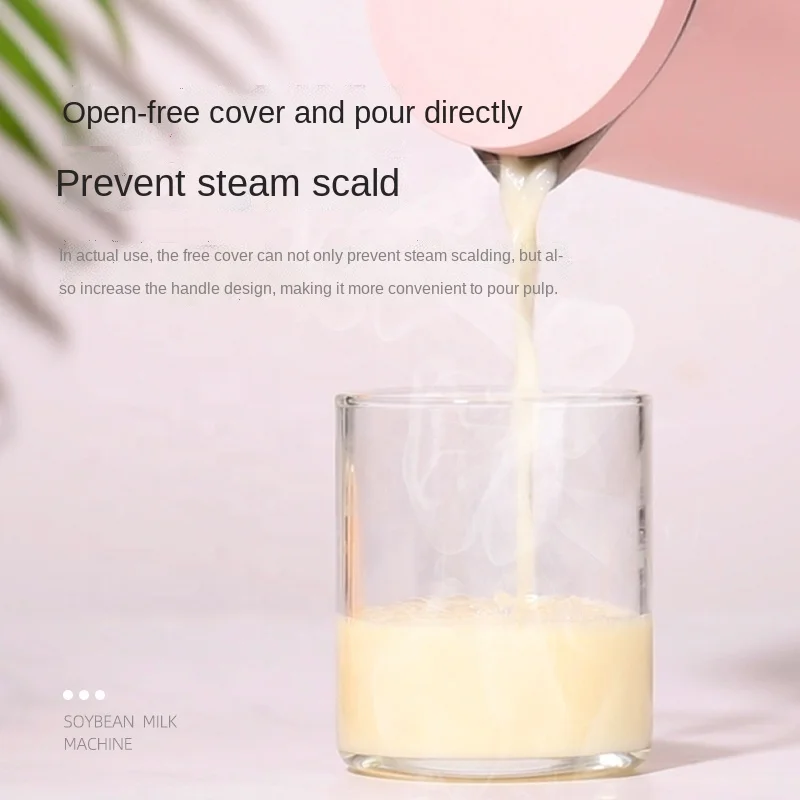 Multifunctional Household 304Stainless Steel High-Speed Motor Mini Blender Soy Milk Maker