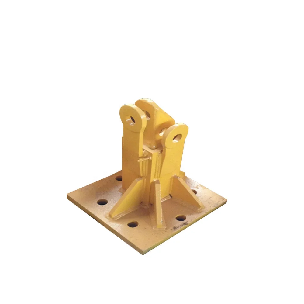 Reusable foundation fixing angle D68 with bolt J MC205B tower crane spare parts