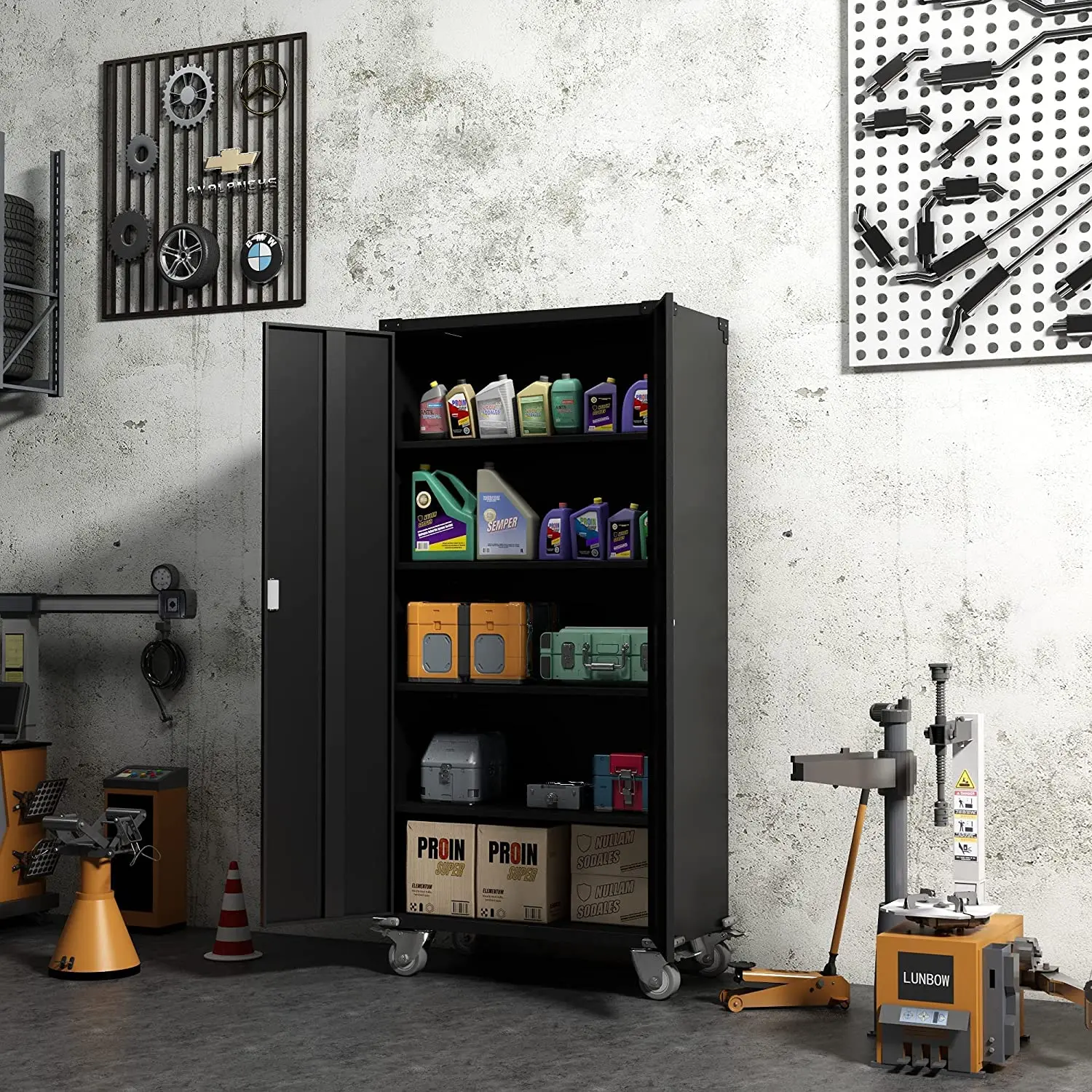 Wholesale Metal Locker Cabinet Industrial Used Vintage Metal Storage Cabinets For Garage