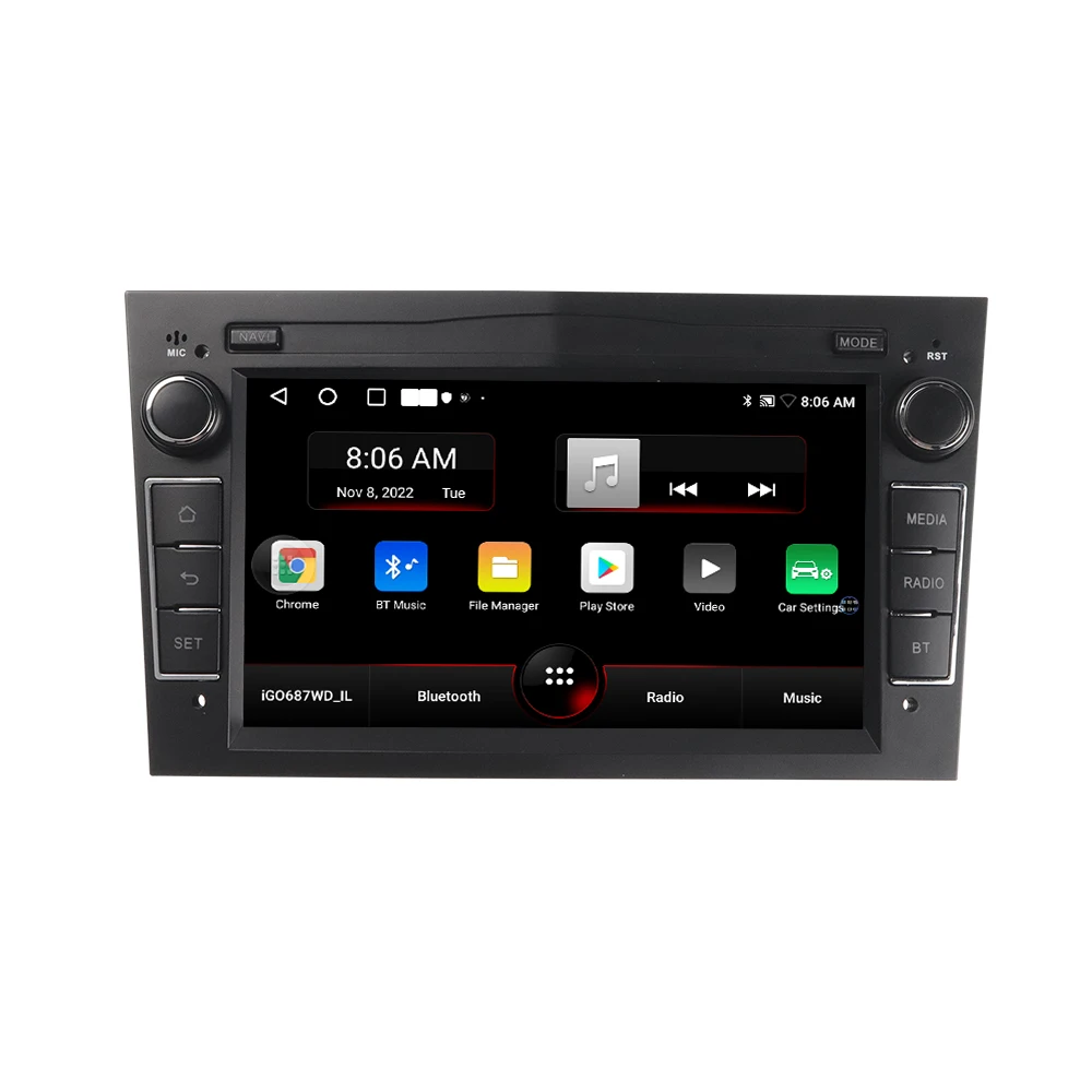 Автомобильный GPS-проигрыватель на Android 13 дюймов 7
