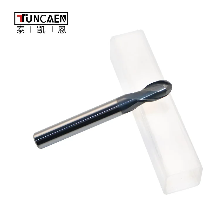 HRC65 CNC Solid Carbide End Mills 6mm diameter tungsten carbide cnc ball nose end mill for high-hard steel