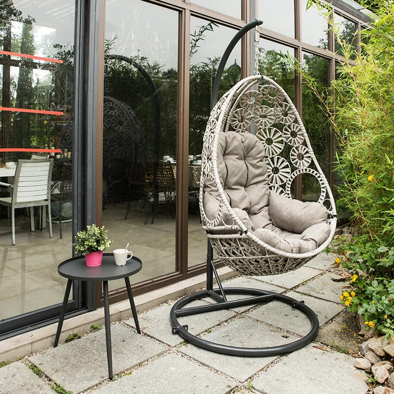 Swing Hanging Chair Garden Single Seat Adults Swing Egg Chair