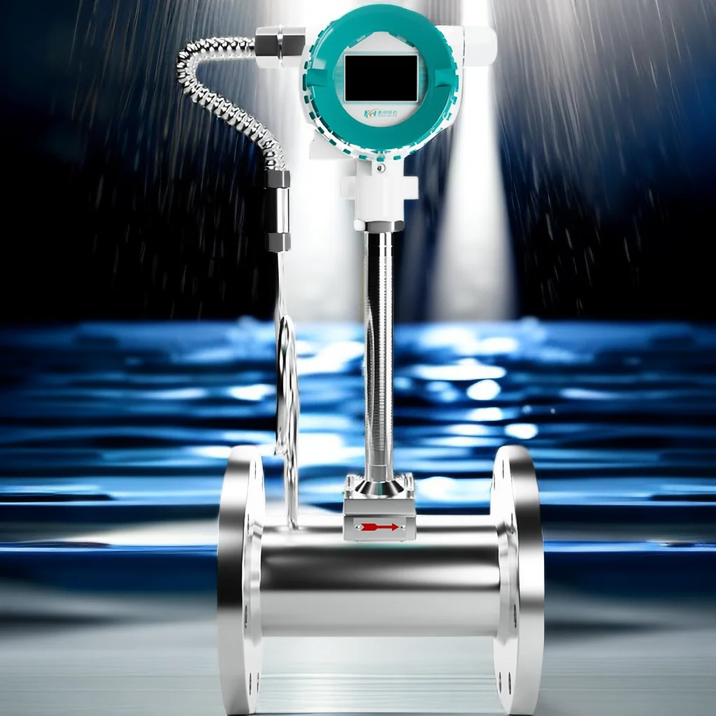 Methane Gas High Accuracy DN150 Steam Vortex Flowmeter
