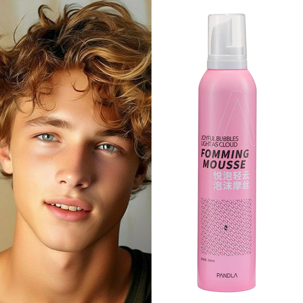 PANDLA Hot Selling Styling Mousse Vegan & Natural Curly Foam For Women 300ml Anti Frizz Hair Styling Mousse