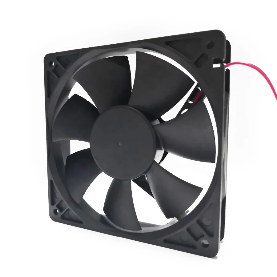 CE промышленный бесщеточный осевой охлаждающий вентилятор постоянного тока 12 В 24 в 120x120x25 мм