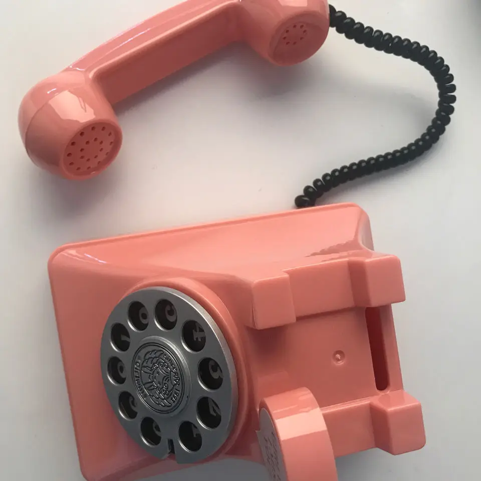 Popular products Creative Antique Phone Piggy Bank Telephone Money Saving Box  Decorations Photography Props For Children Gift