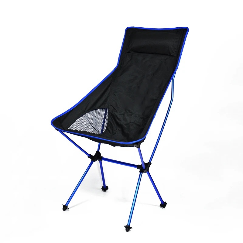 Factory Direct Sale Outdoor Camping High Back Foldable Moon Chair for Hiking