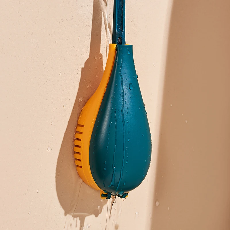 Sanga 2022 Amazon New Big Goose Design Wholesale 2 in 1 Long Handle Cleaning Wc Borstel Wall Mounted Toilet Brush & Holder