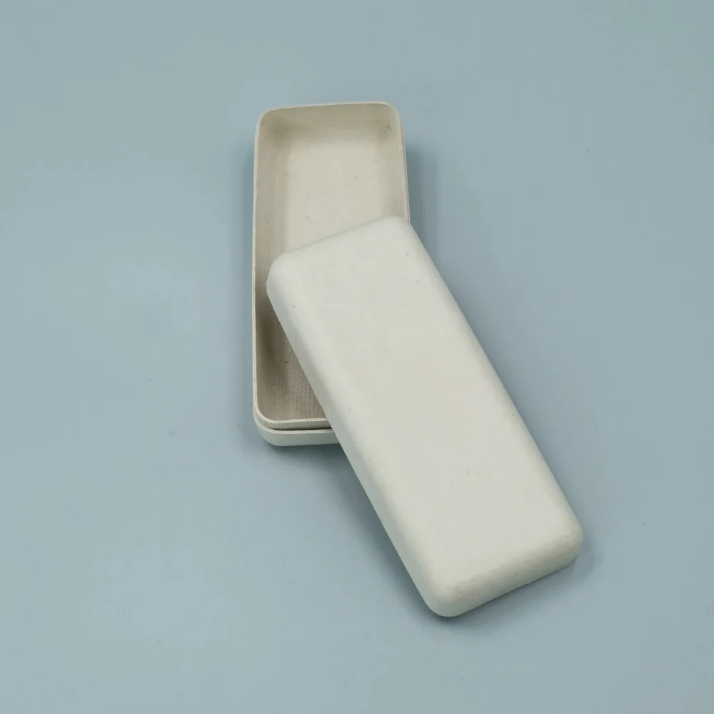 OEM Biodegradable Natural Color Pulp Molded Pharmaceutical Packaging Box For Eco-Conscious Medicine Solutions