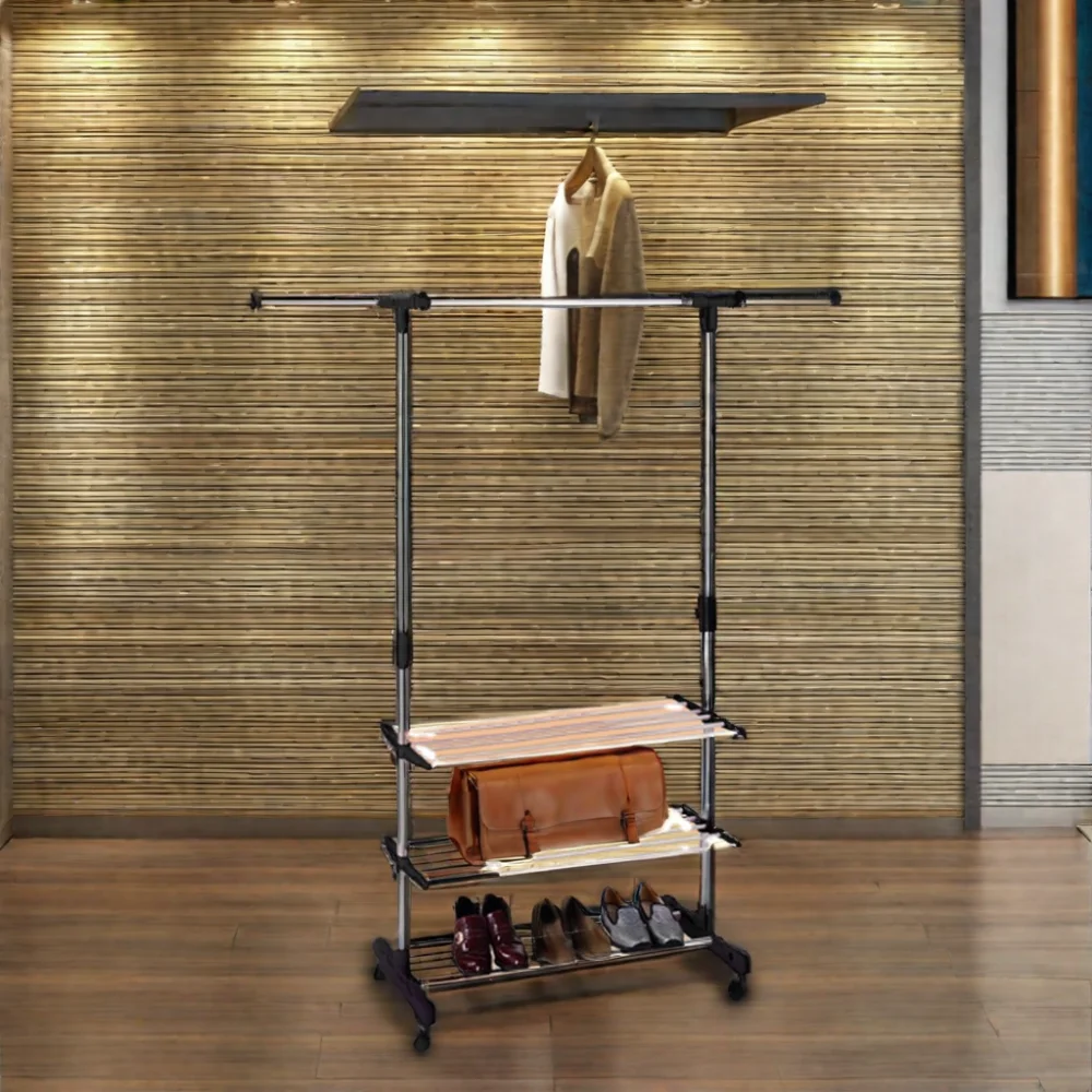 Multifunctional Stainless Steel Wire Hangers Lingerie and Outerwear Dryer Rack Display Rack for Home USE Living Room Suitable