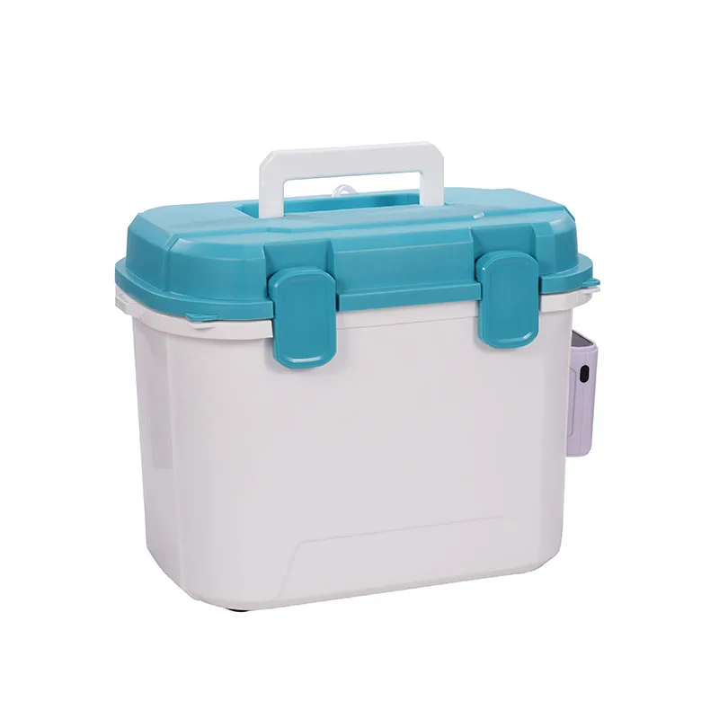 13QT High quality custom logo cool fishing bait storage live bait cooler with aerator