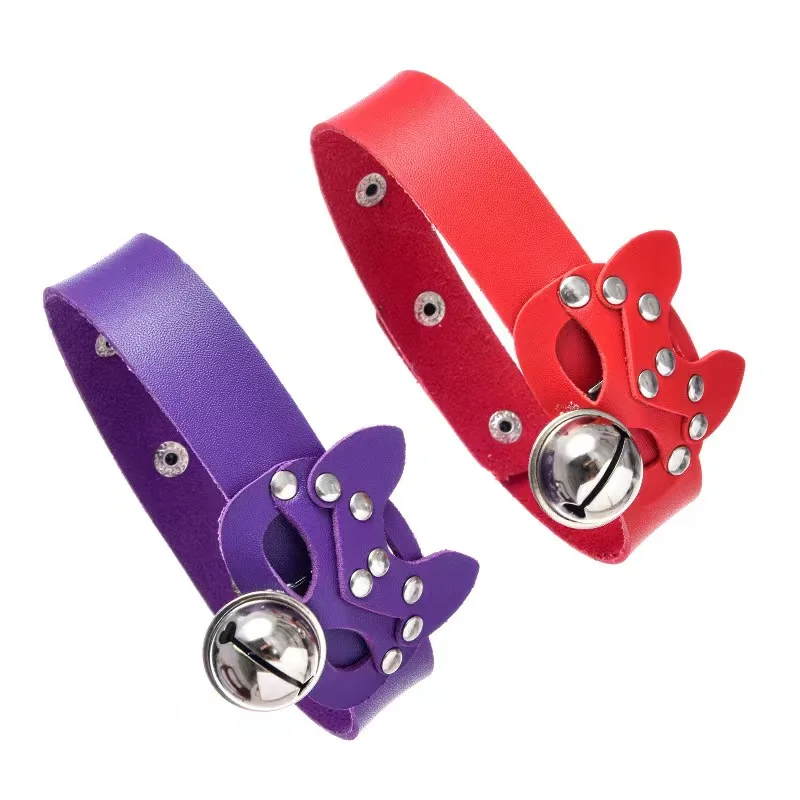 hot sale Dance Club Leather Harness Sexy Belt Fetish Punk Gothic Body Bondage Fashion punk personality cat head collar necklace