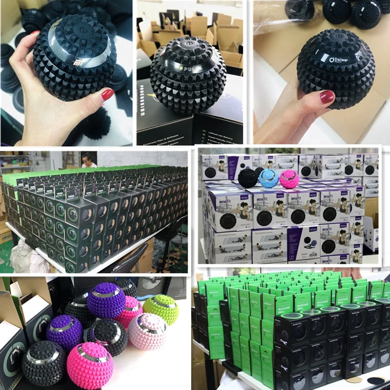 Fitness Balls Massage Ball Deep Tissue Self-Myofascial Release Body Fascia Relaxation Yoga Exercise Relieve