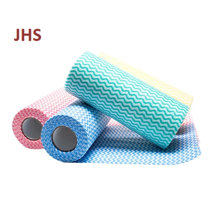 50Pcs/Roll Disposable Breakpoint Wood Pulp Kitchen Towels Cleaning Cloth Glasses Dish Wipes  China Manufacturer