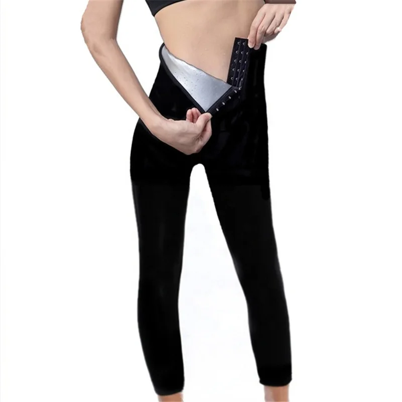 
New Style High Waist Fitness Shape Slimming Pants Hot Sweat Sauna Effect Slimming Pants 