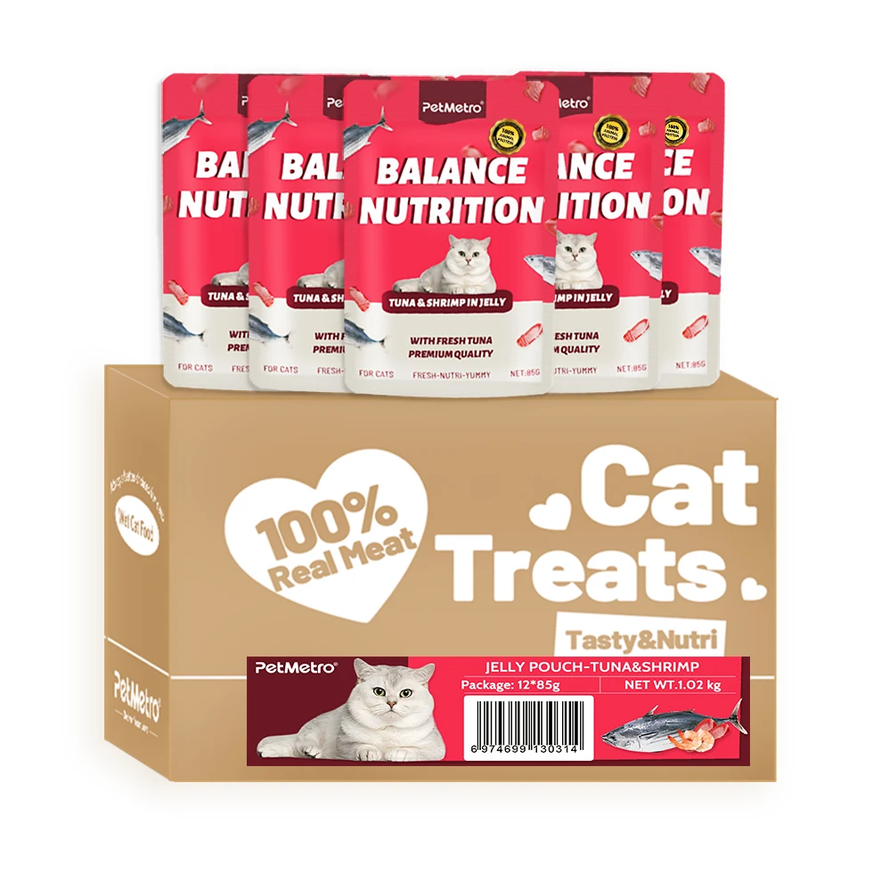 Tasty Meat Paste Dog Treat 10 Pieces with fish chicken beef flavor for All cat Treat 85 g Wet Food