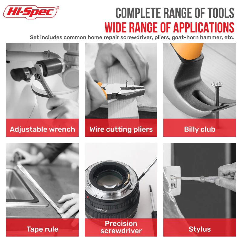 20pcs Mini DIY Basic Professional  Home Tool Kit Household Hand Tools with Wrench for Home Repair Set OEM Support