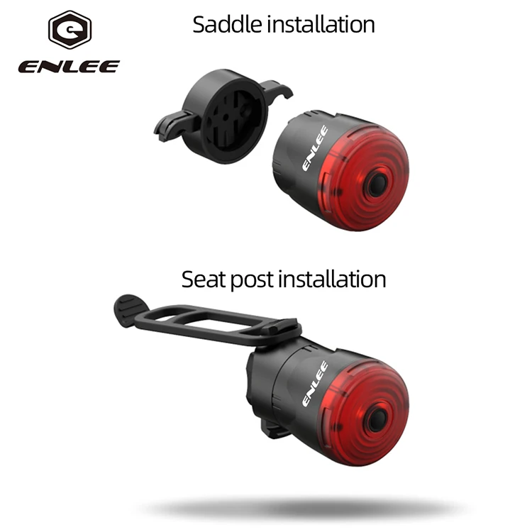 Waterproof Smart Bicycle Light Lamp USB Rechargeable Safety Warning Mountain Bike Rear Light
