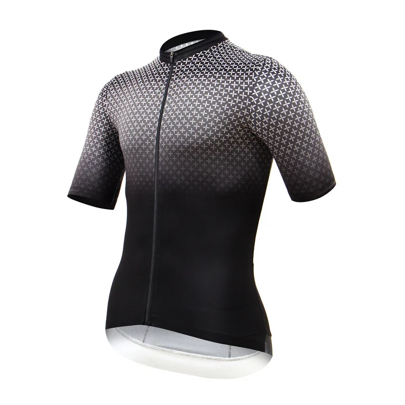 Factory Supply Custom Vetour Bike Jersey Green Colour Bicycle Jersey Man Focus Sweat-Wicking For Adults