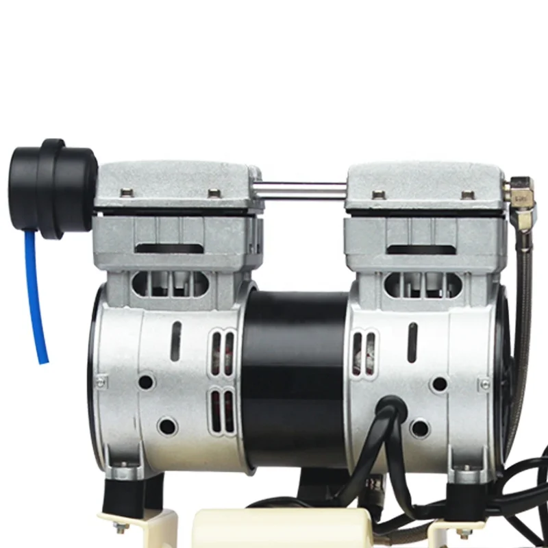 high quality Oil-free silent air compressor  8bar  Direct-Air compressor  with wheels 50L