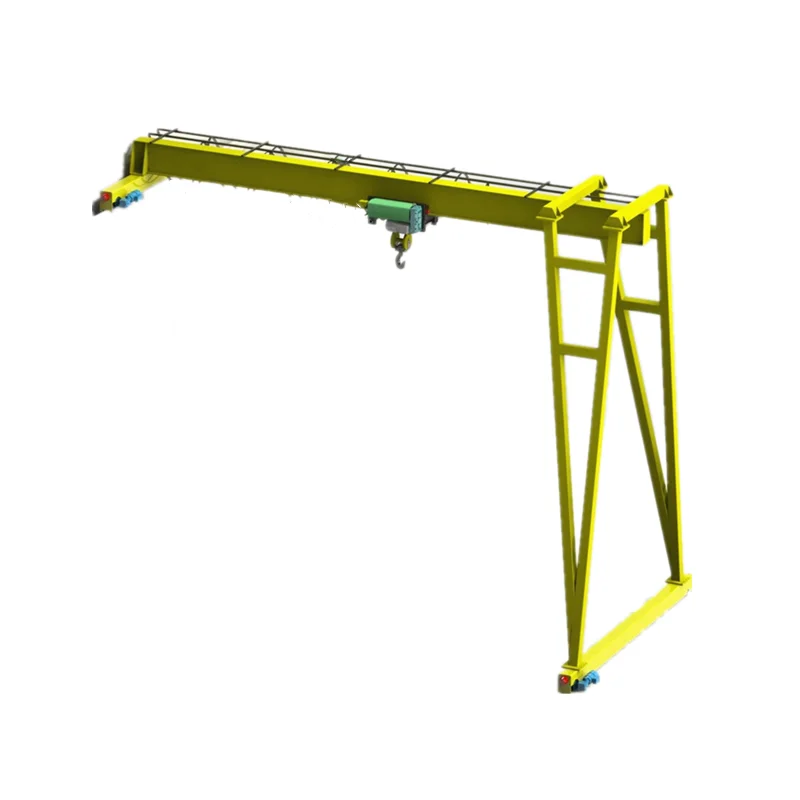 electric mobile portable half gantry crane price single girder semi gantry crane price
