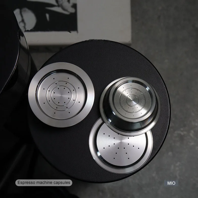 The refillable coffee capsules are made of food grade stainless steel safe and durable reusable and environmentally friendly