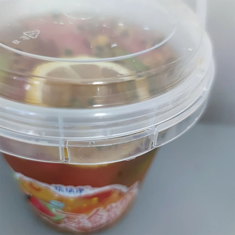 2.5/5/10 gallons food grade transparent mini round popcorn buckets plastic