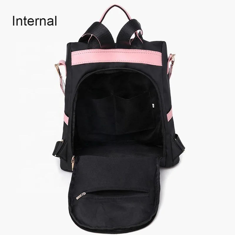 
wholesale price Oxford fabric new Korean style fashion travel large capacity anti-theft women backpack H 