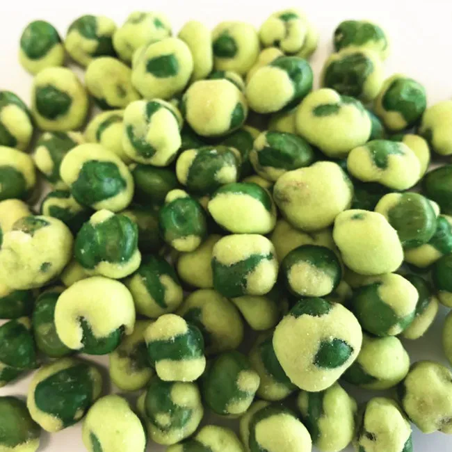 Хит продаж вкусные закуски из жареного зеленого горошка со вкусом барбекю обжаренный жир OEM ODM доступны