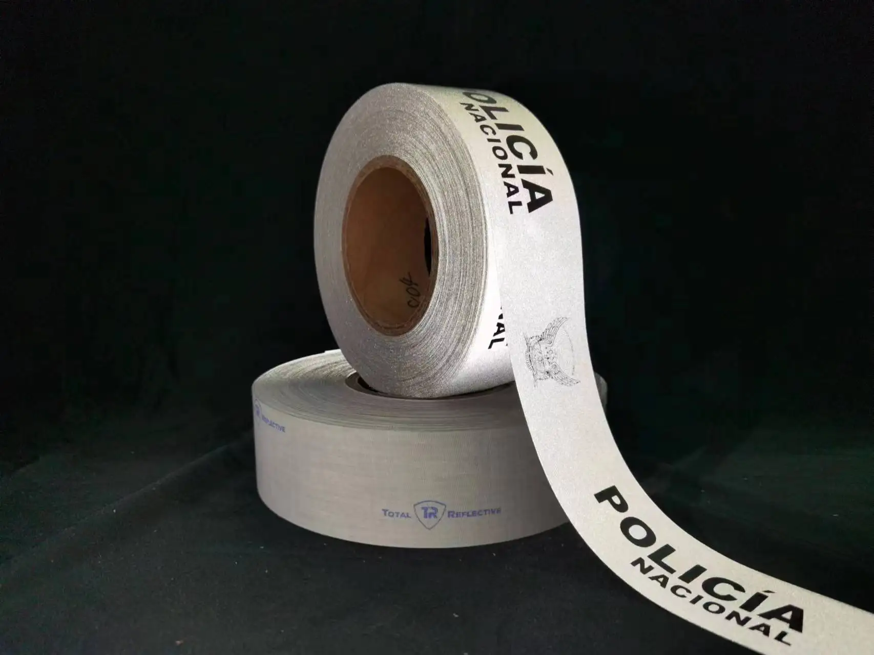 EN20471 High Retro Reflective Safety Tape ,High Visibility Silver Reflective Fabrics Reflective Tapes For Clothing